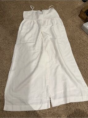 Roller rabbit white wide leg romper